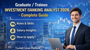 Graduate / Trainee Investment Banking Analyst 2026 – Complete Guide